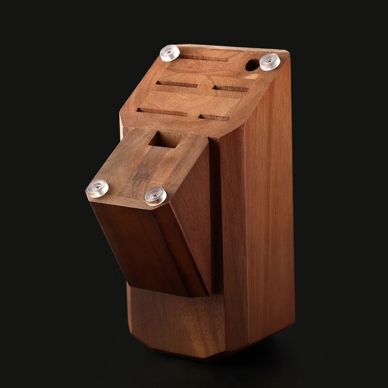 Acacia Wood Knife Holder - Image 5