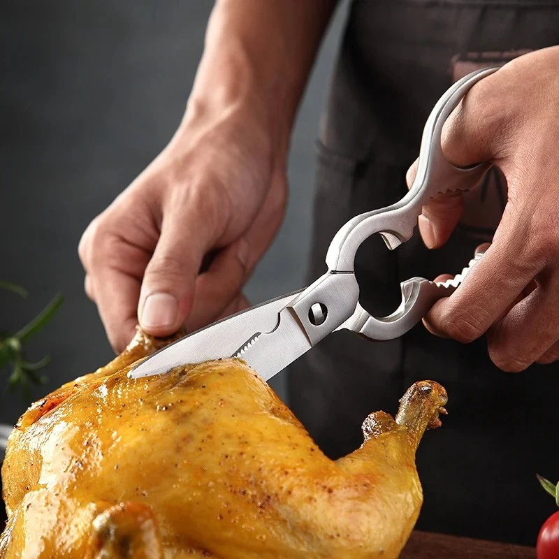Stainless Steel Multifunctional Kitchen Scissors - Image 3